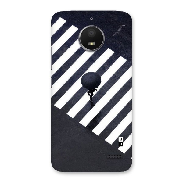 Zebra Walking Back Case for Moto E4