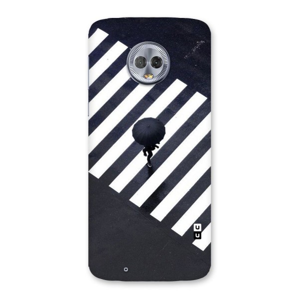 Zebra Walking Back Case for Moto G6