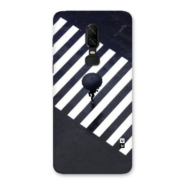 Zebra Walking Back Case for OnePlus 6