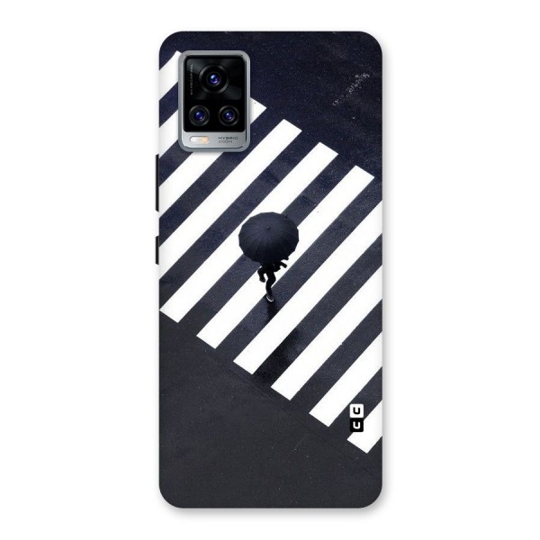 Zebra Walking Back Case for Vivo V20 Pro