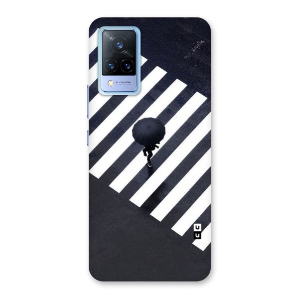 Zebra Walking Back Case for Vivo V21 5G