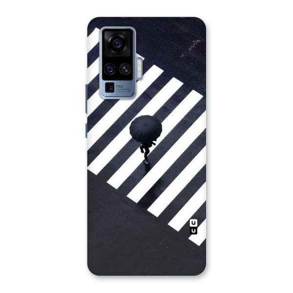 Zebra Walking Back Case for Vivo X50 Pro