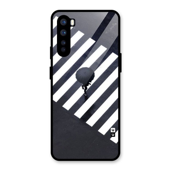 Zebra Walking Glass Back Case for OnePlus Nord