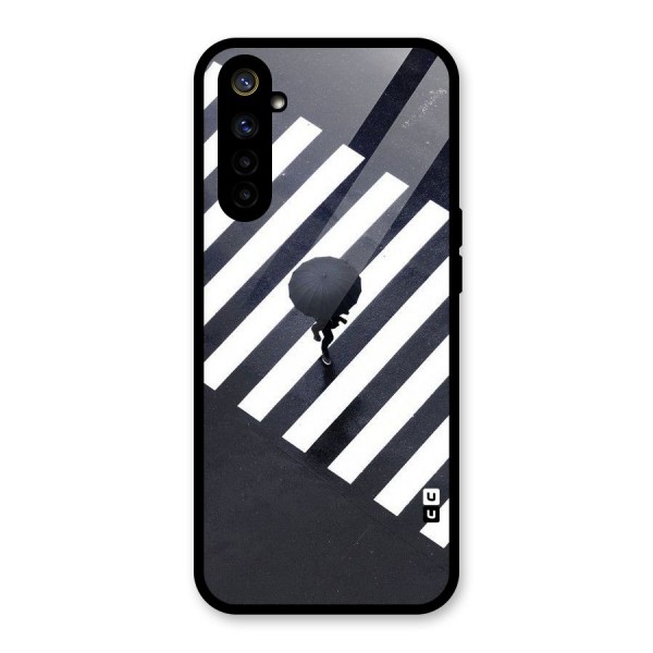 Zebra Walking Glass Back Case for Realme 6