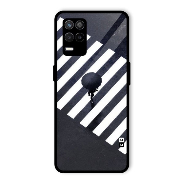 Zebra Walking Glass Back Case for Realme 9 5G