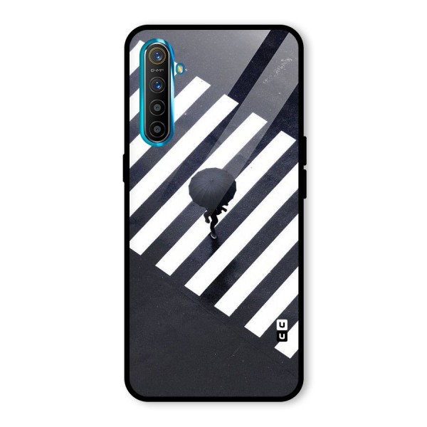 Zebra Walking Glass Back Case for Realme XT