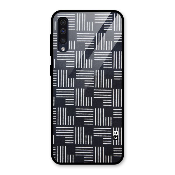 Zig Zag Hierarchy Glass Back Case for Galaxy A50s