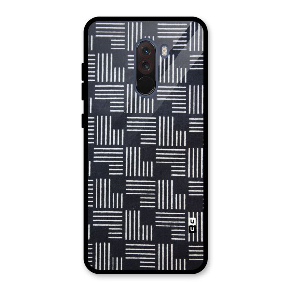 Zig Zag Hierarchy Glass Back Case for Poco F1