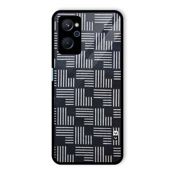 Zig Zag Hierarchy Glass Back Case for Realme 9i