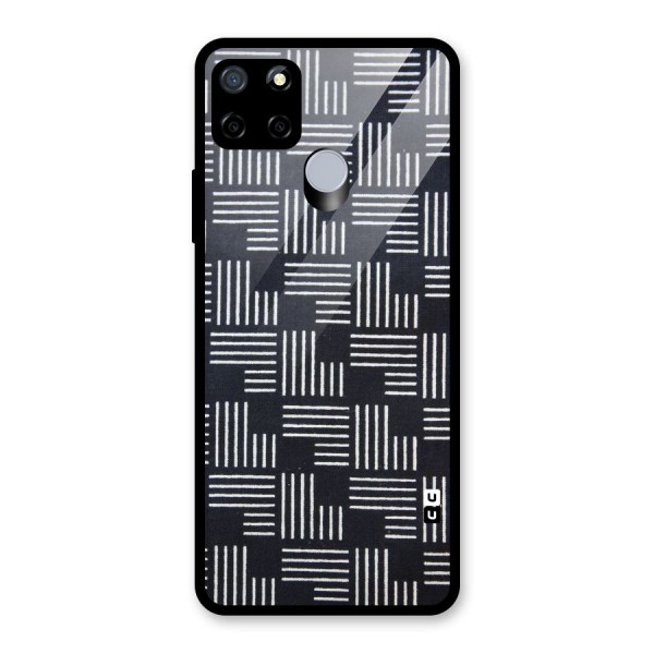 Zig Zag Hierarchy Glass Back Case for Realme C15