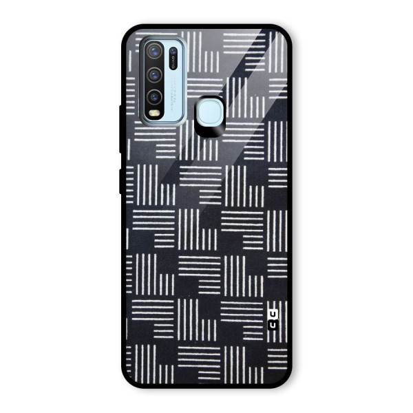 Zig Zag Hierarchy Glass Back Case for Vivo Y30