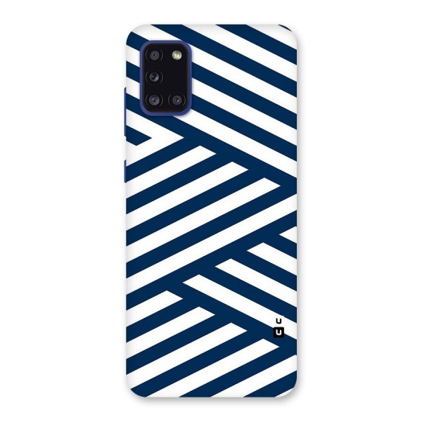 Zip Zap Pattern Back Case for Galaxy A31