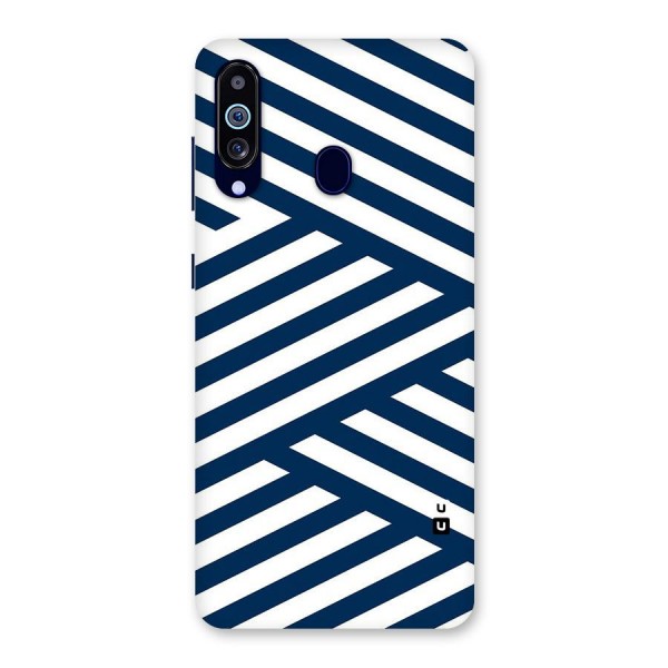 Zip Zap Pattern Back Case for Galaxy A60