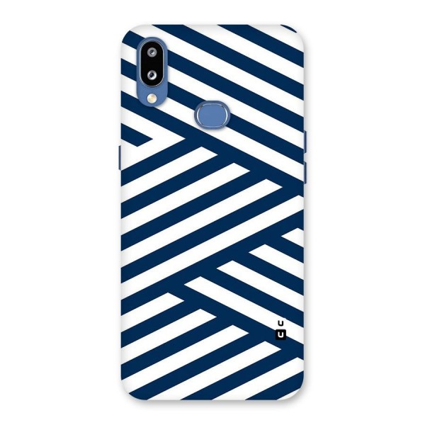 Zip Zap Pattern Back Case for Galaxy M01s