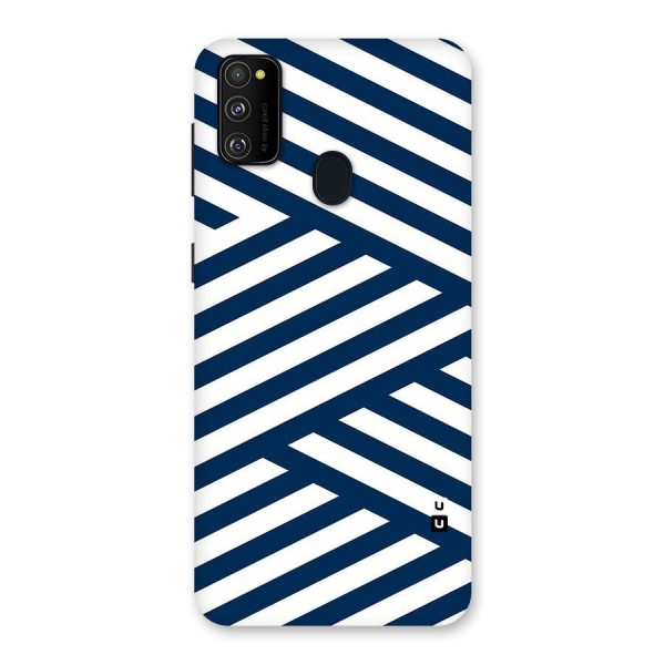 Zip Zap Pattern Back Case for Galaxy M21