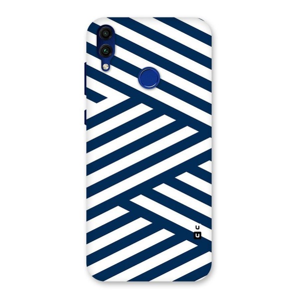 Zip Zap Pattern Back Case for Honor 8C