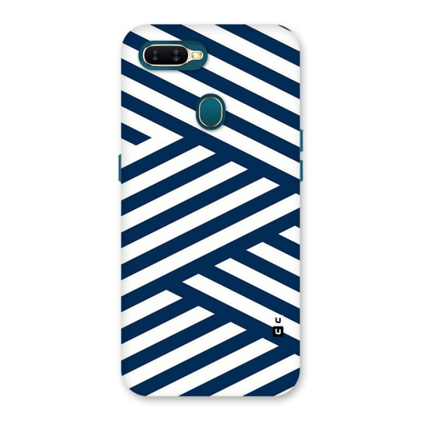 Zip Zap Pattern Back Case for Oppo A12