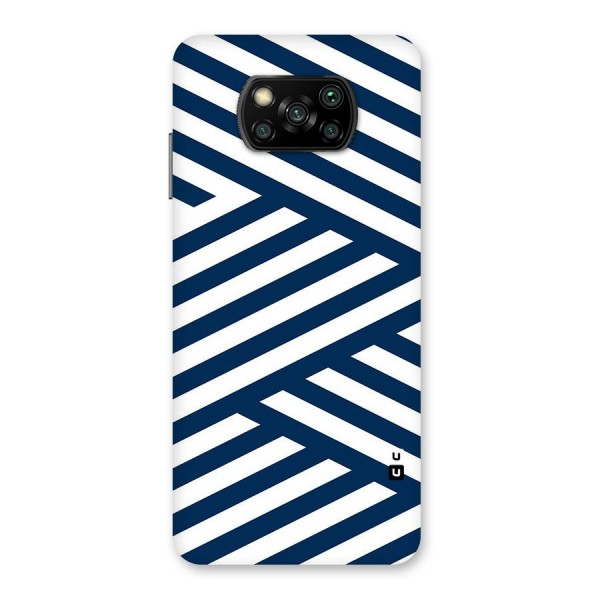 Zip Zap Pattern Back Case for Poco X3