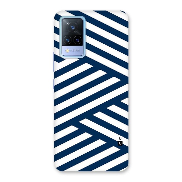 Zip Zap Pattern Back Case for Vivo V21 5G