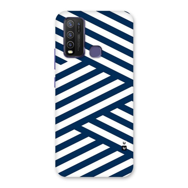 Zip Zap Pattern Back Case for Vivo Y30