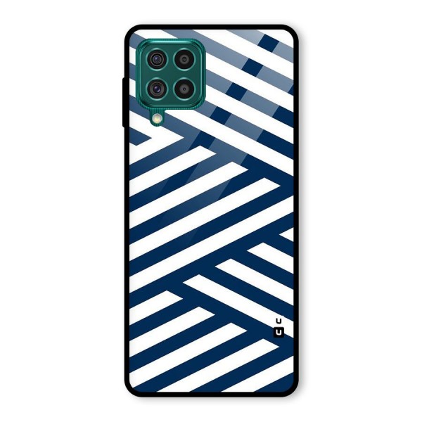 Zip Zap Pattern Glass Back Case for Galaxy F62