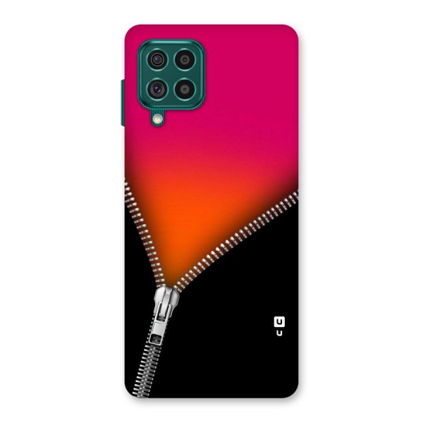 Zipper Print Back Case for Galaxy F62