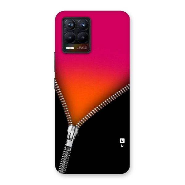 Zipper Print Back Case for Realme 8