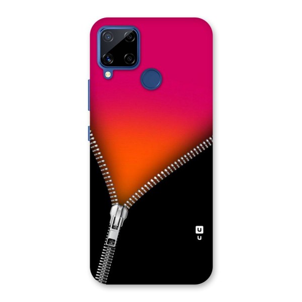 Zipper Print Back Case for Realme C15