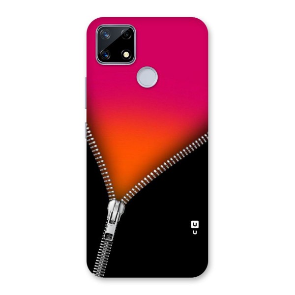 Zipper Print Back Case for Realme Narzo 20