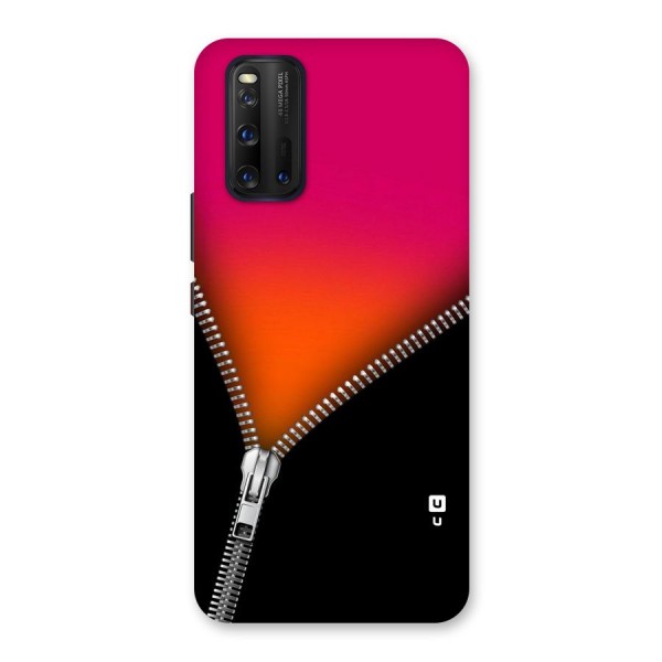 Zipper Print Back Case for Vivo iQOO 3