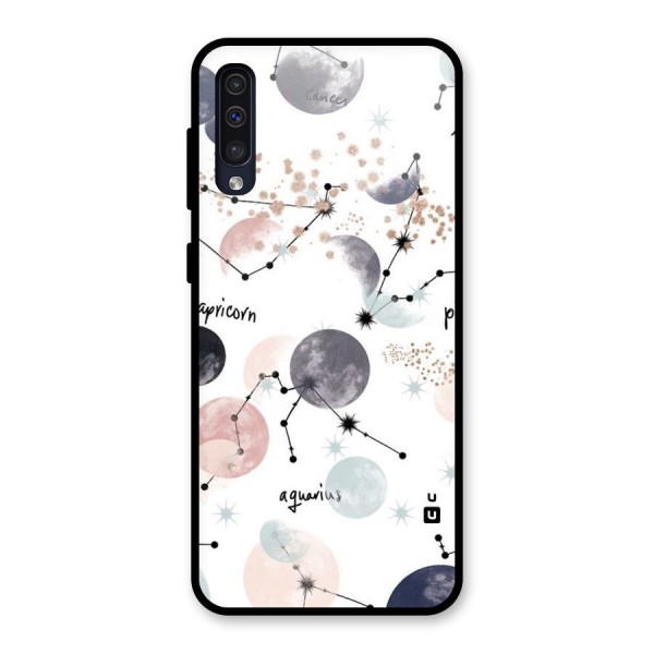 Zodiac Glass Back Case for Galaxy A50s