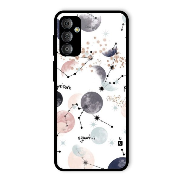 Zodiac Glass Back Case for Galaxy F23