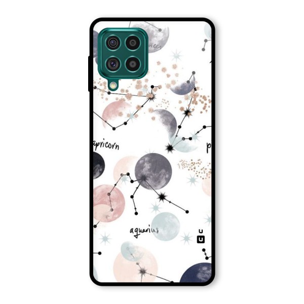 Zodiac Glass Back Case for Galaxy F62