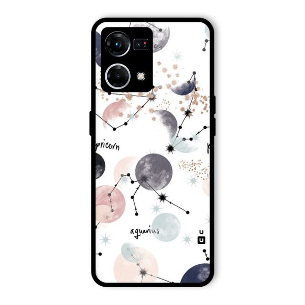 Zodiac Glass Back Case for Oppo F21 Pro 4G