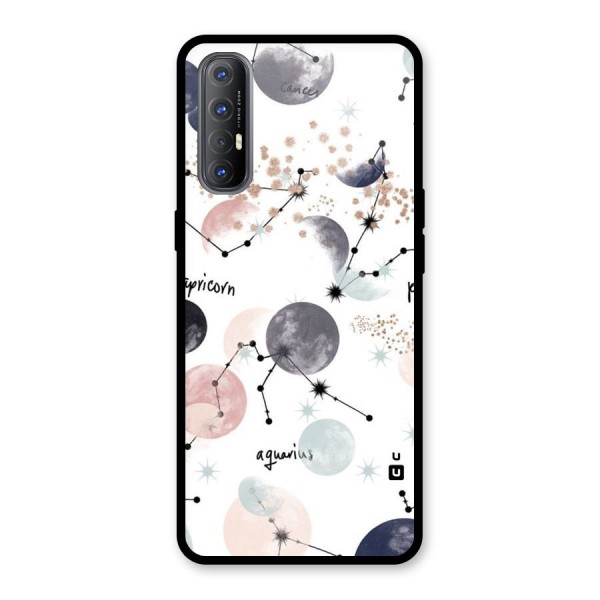 Zodiac Glass Back Case for Oppo Reno3 Pro