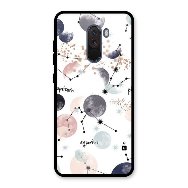 Zodiac Glass Back Case for Poco F1