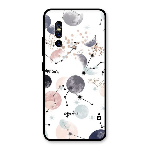 Zodiac Glass Back Case for Vivo V15 Pro