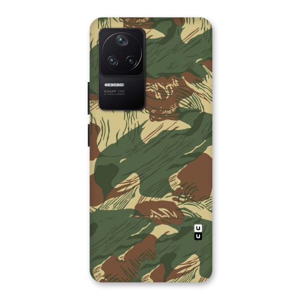 Army Design Back Case for Poco F4 5G