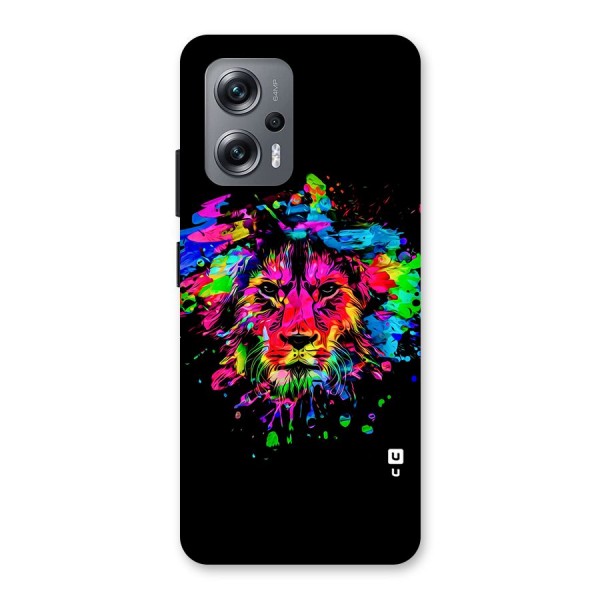 Artistic Lion Art Splash Back Case for Redmi K50i