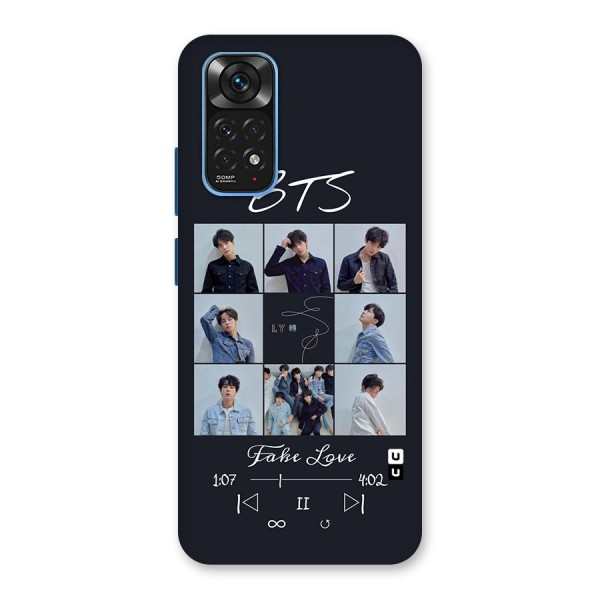 BTS Fake Love Back Case for Redmi Note 11