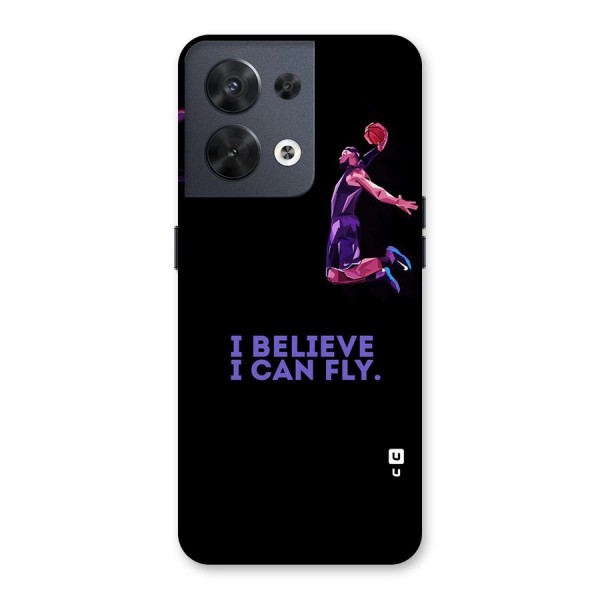 Believe And Fly Back Case for Oppo Reno8 5G