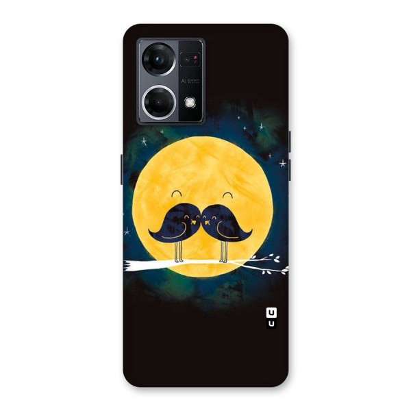 Bird Moustache Glass Back Case for Oppo F21 Pro 5G