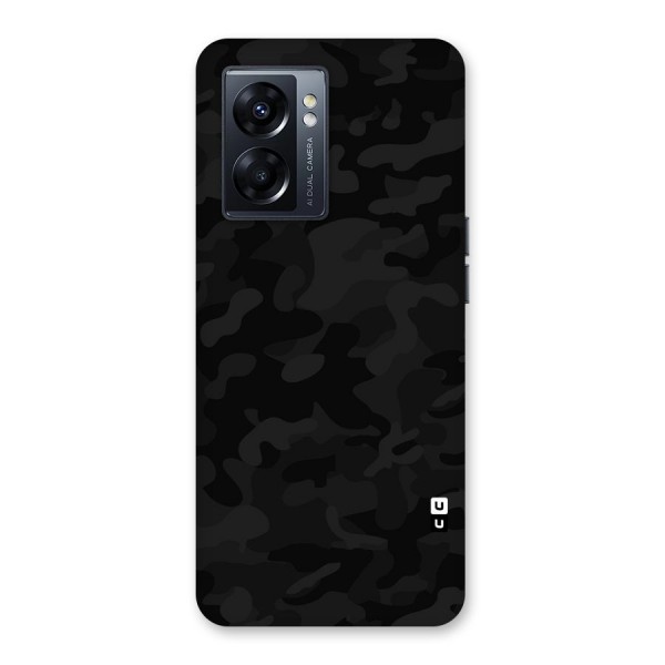 Black Camouflage Back Case for Oppo K10 5G