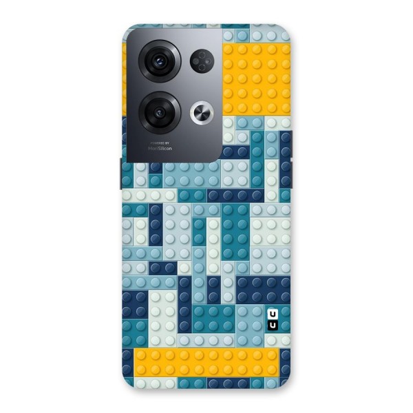 Blocks Blues Back Case for Oppo Reno8 Pro 5G