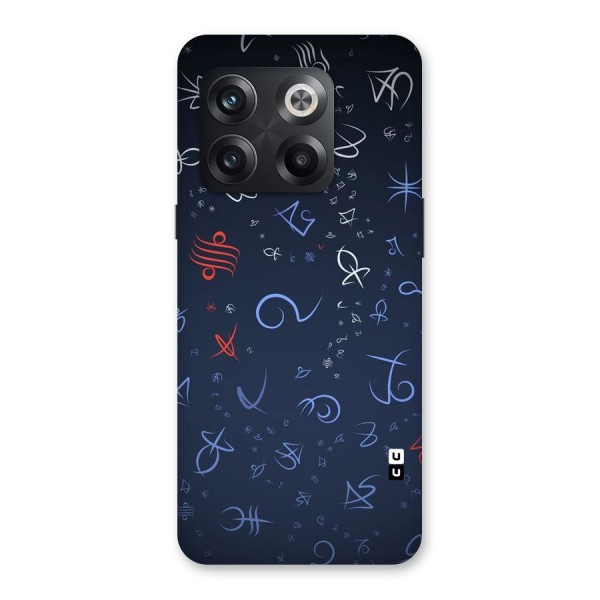 Blue Symbols Back Case for OnePlus 10T