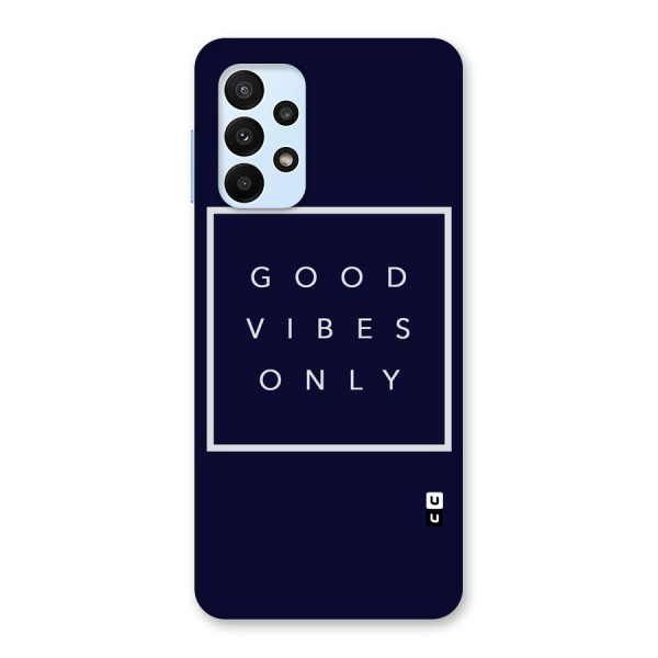 Blue White Vibes Back Case for Galaxy A23