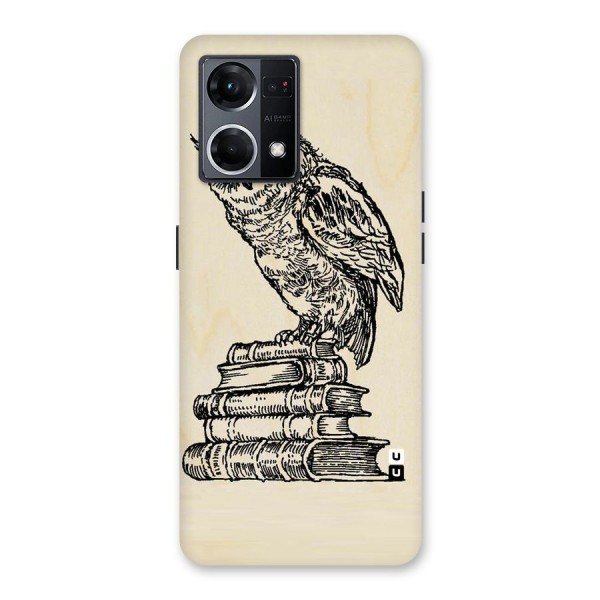 Book Owl Glass Back Case for Oppo F21 Pro 5G