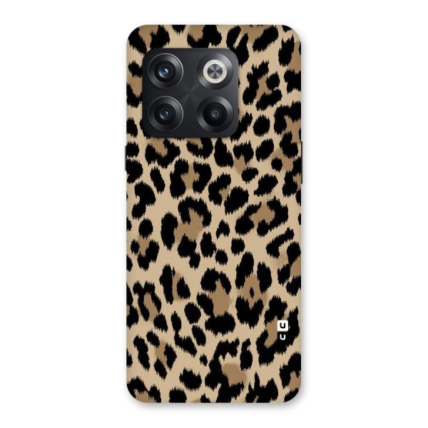 Brown Leapord Print Back Case for OnePlus 10T