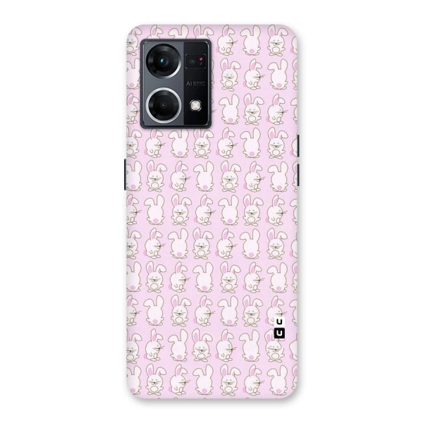 Bunny Cute Glass Back Case for Oppo F21 Pro 5G