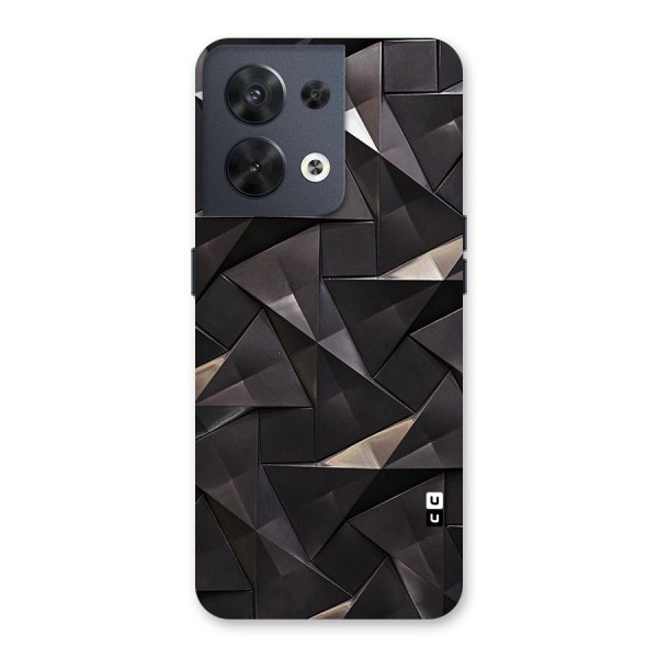 Carved Triangles Back Case for Oppo Reno8 5G